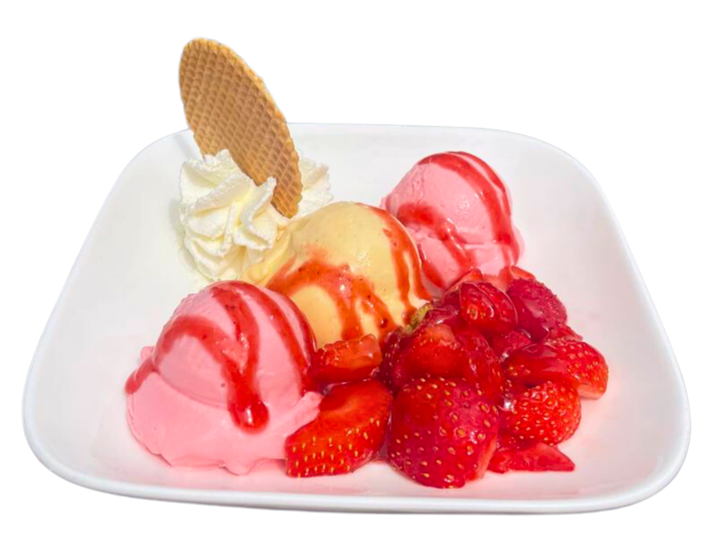 Eisbecher ERDBEER FRUCHTEXPLOSION